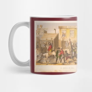 Western Town Vintage Painting Mug